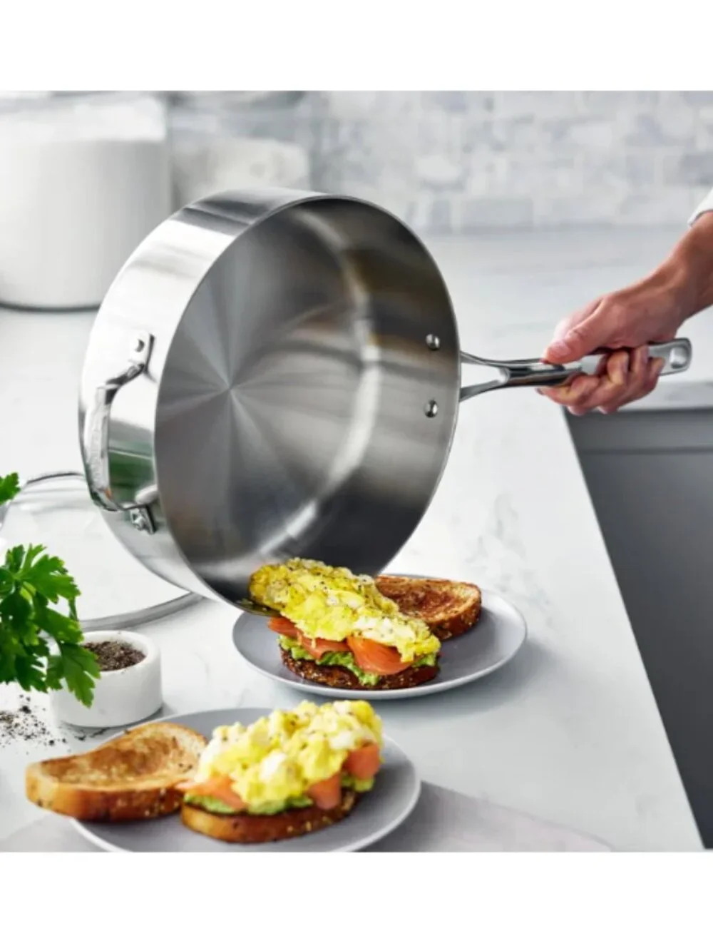 GreenPan Superior 5-quart Stainless Steel Sauté Pan